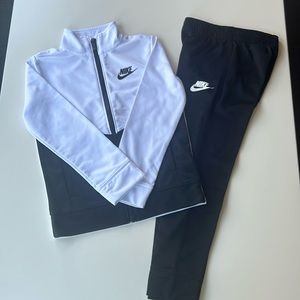 Nike Black/White track suit